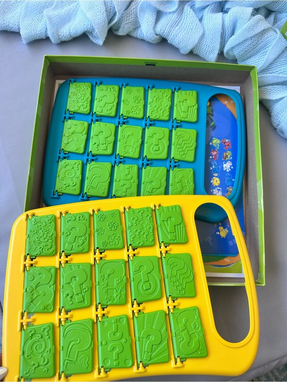 Hasbro Guess Who? Board Game - Green and Blue